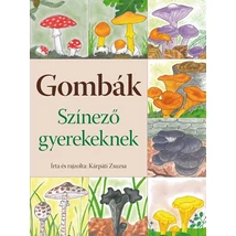 Gombák-színező gyerekeknek