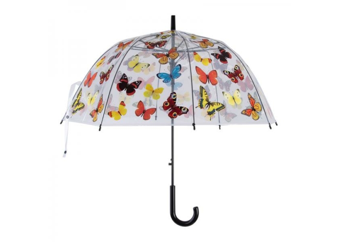 Átlátszó pillangós esernyő