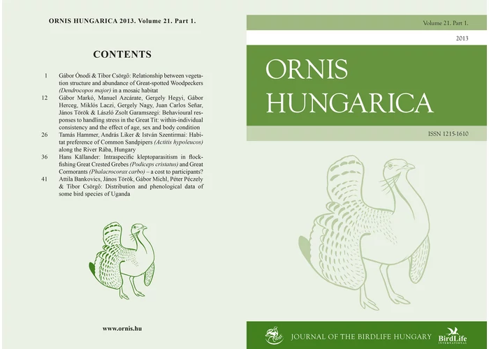 Ornis Hungarica 2013/1