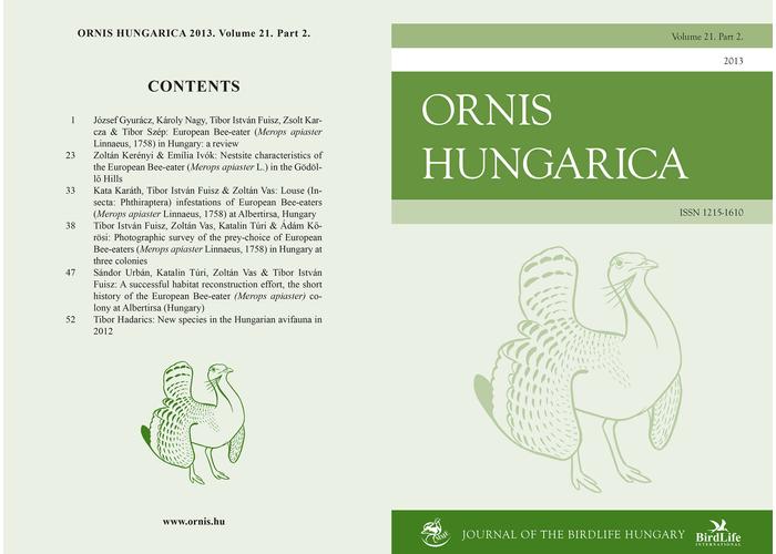 Ornis Hungarica 2013/2
