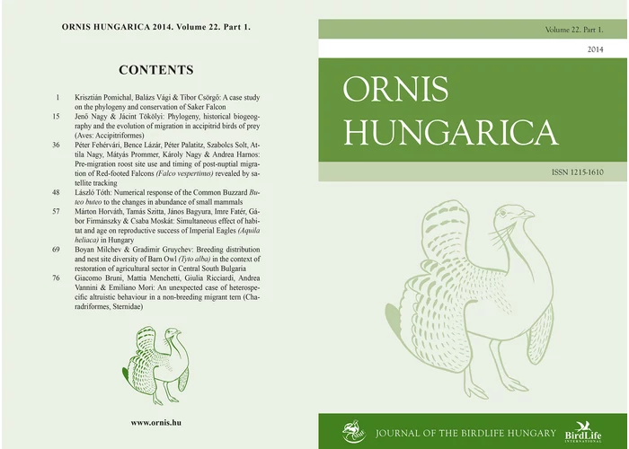 Ornis Hungarica 2014/1