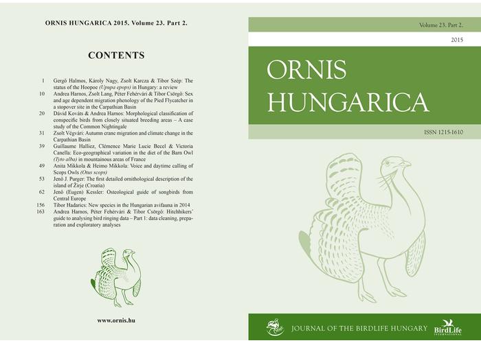 Ornis Hungarica 2015/2