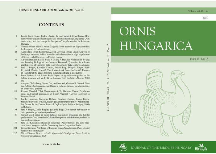 Ornis Hungarica 2020/2